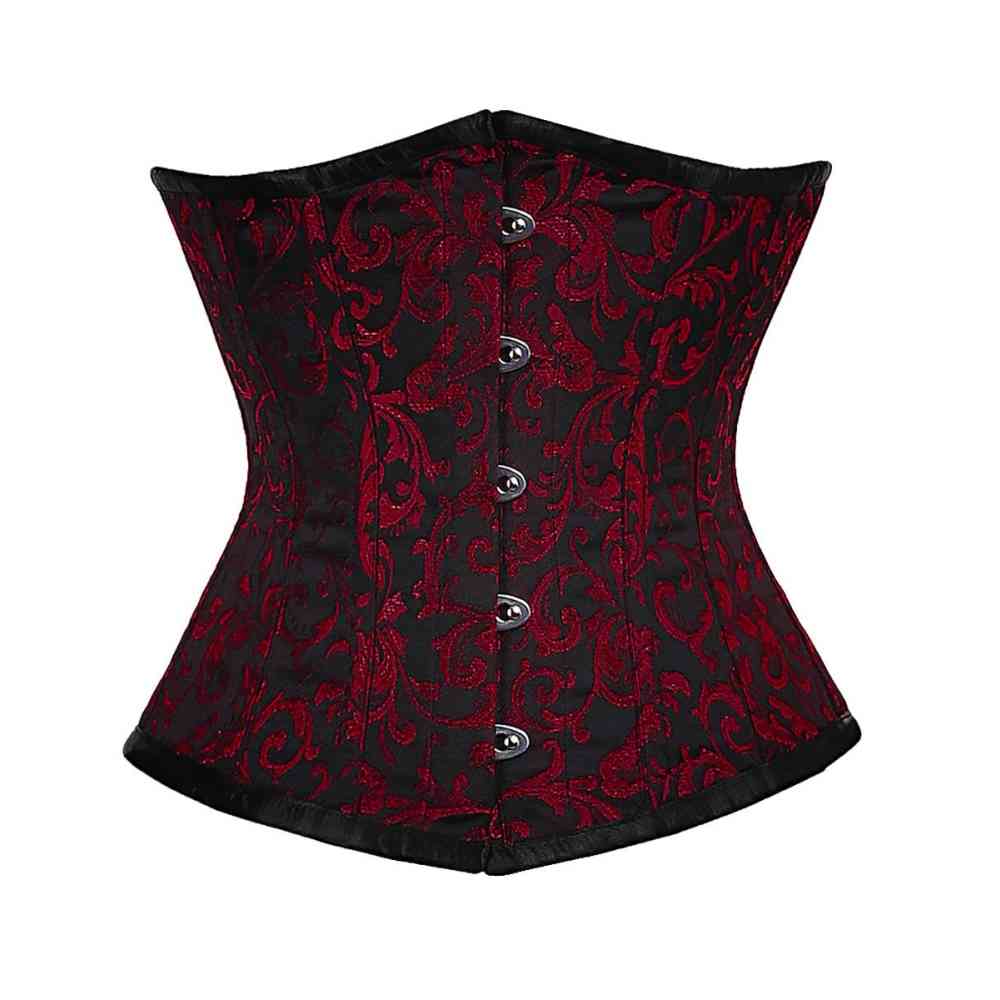 Attitude Corsets - Farnion Underbust corset - Red/Black